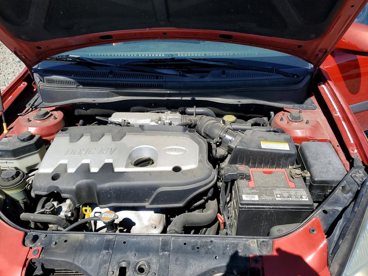 2006 Kia Rio 5 Red vin: KNADE163466073899