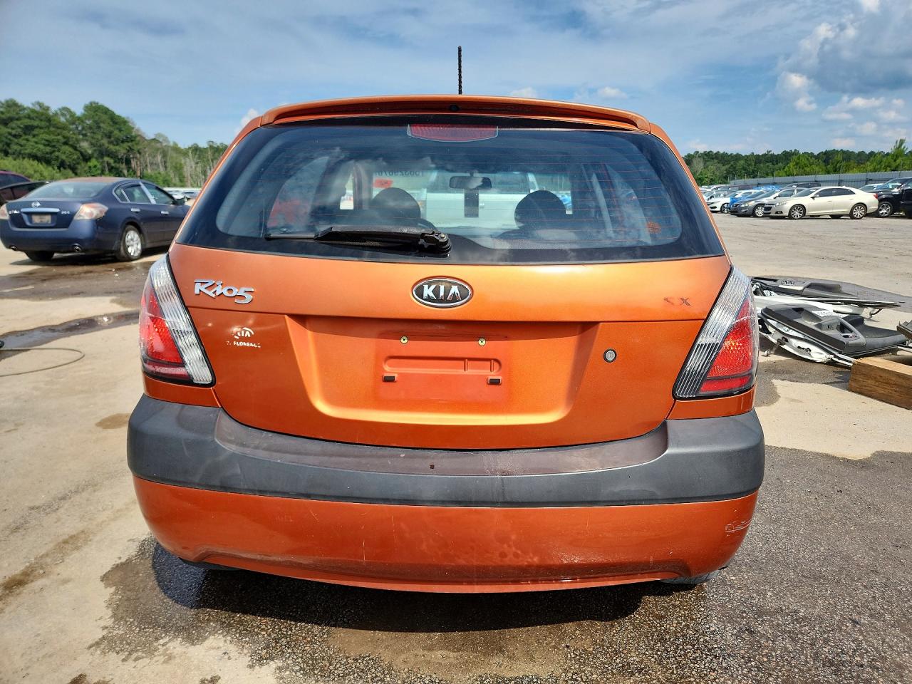 2008 Kia Rio 5 Sx Orange vin: KNADE163486409649