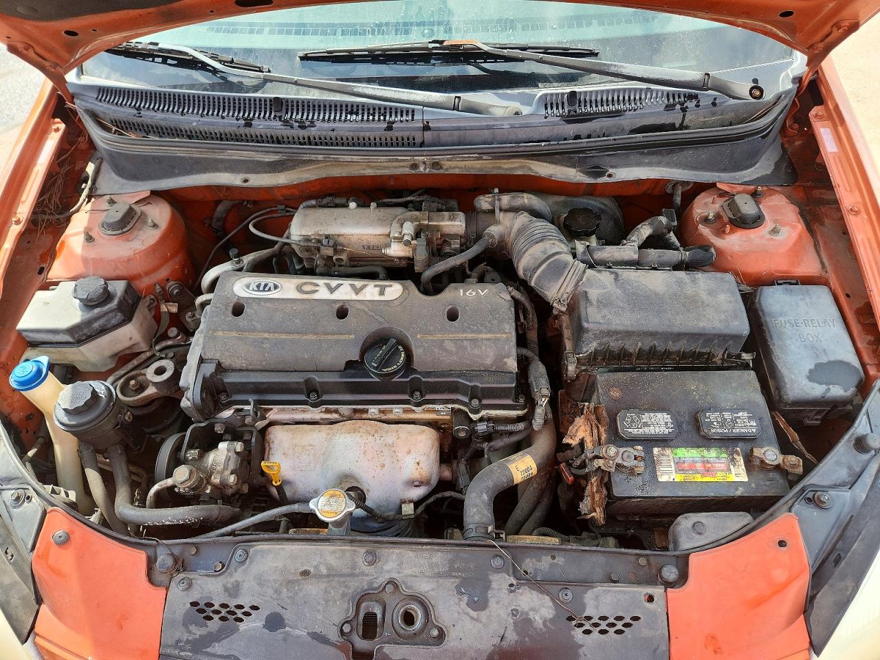 2008 Kia Rio 5 Sx Orange vin: KNADE163486409649