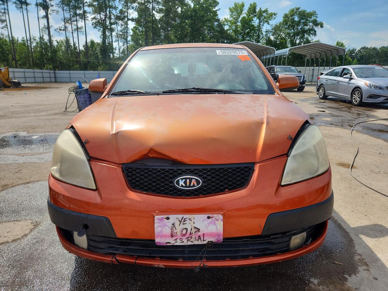 2008 Kia Rio 5 Sx Orange vin: KNADE163486409649