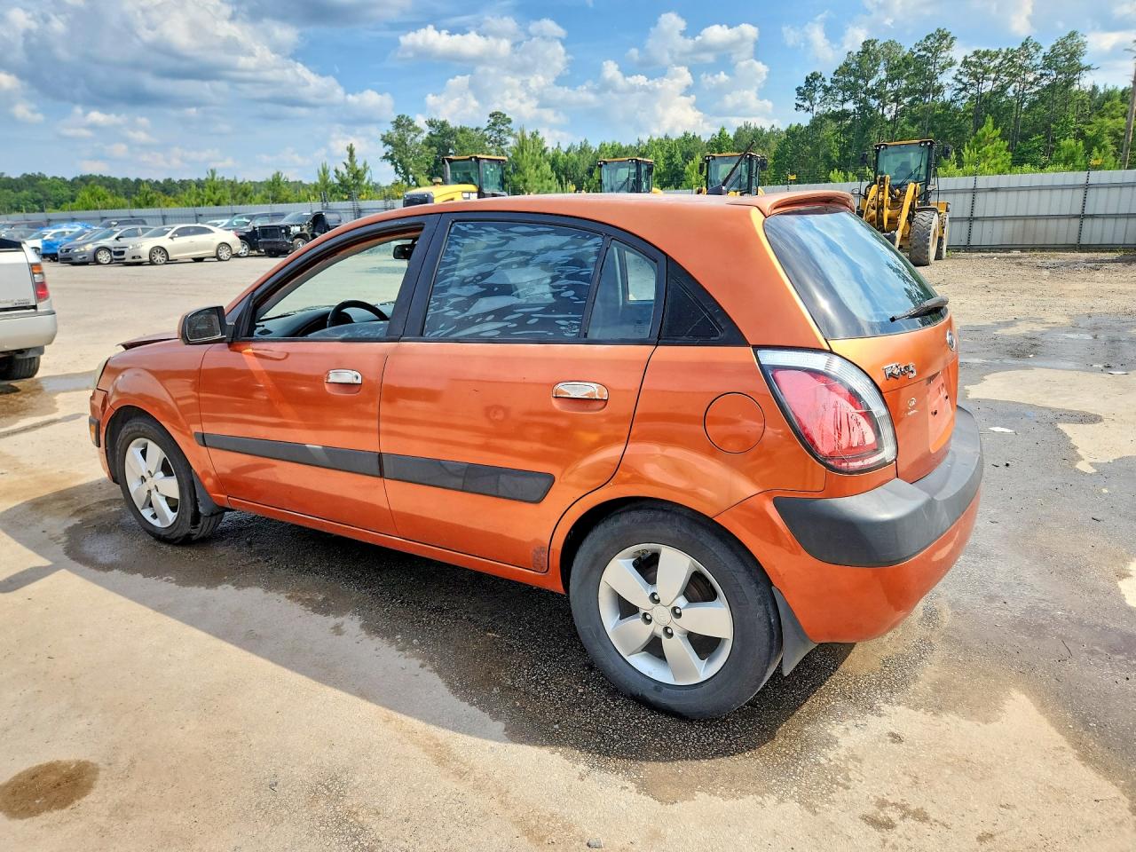 2008 Kia Rio 5 Sx Orange vin: KNADE163486409649