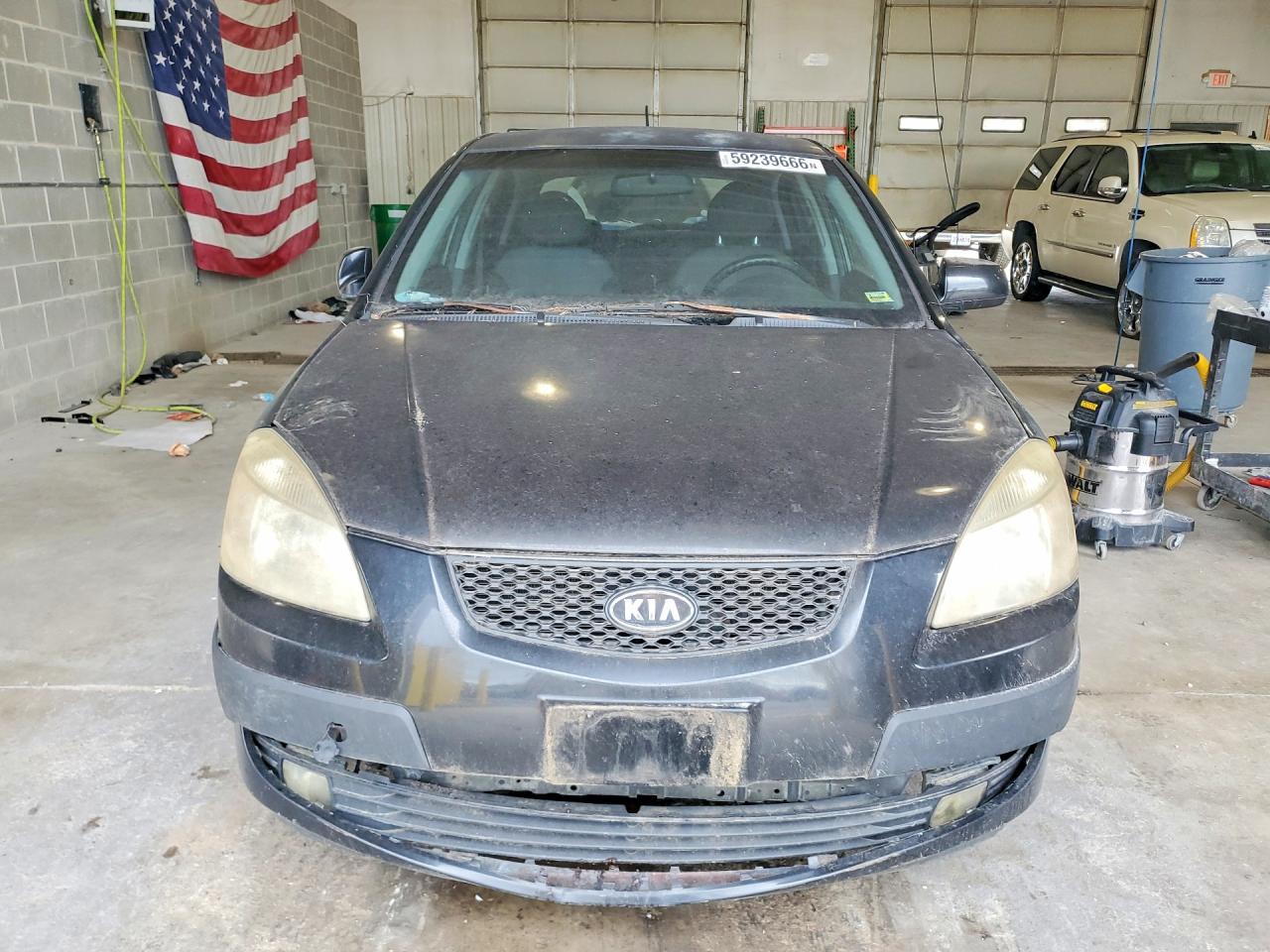 2006 Kia Rio 5 Black vin: KNADE163566060286