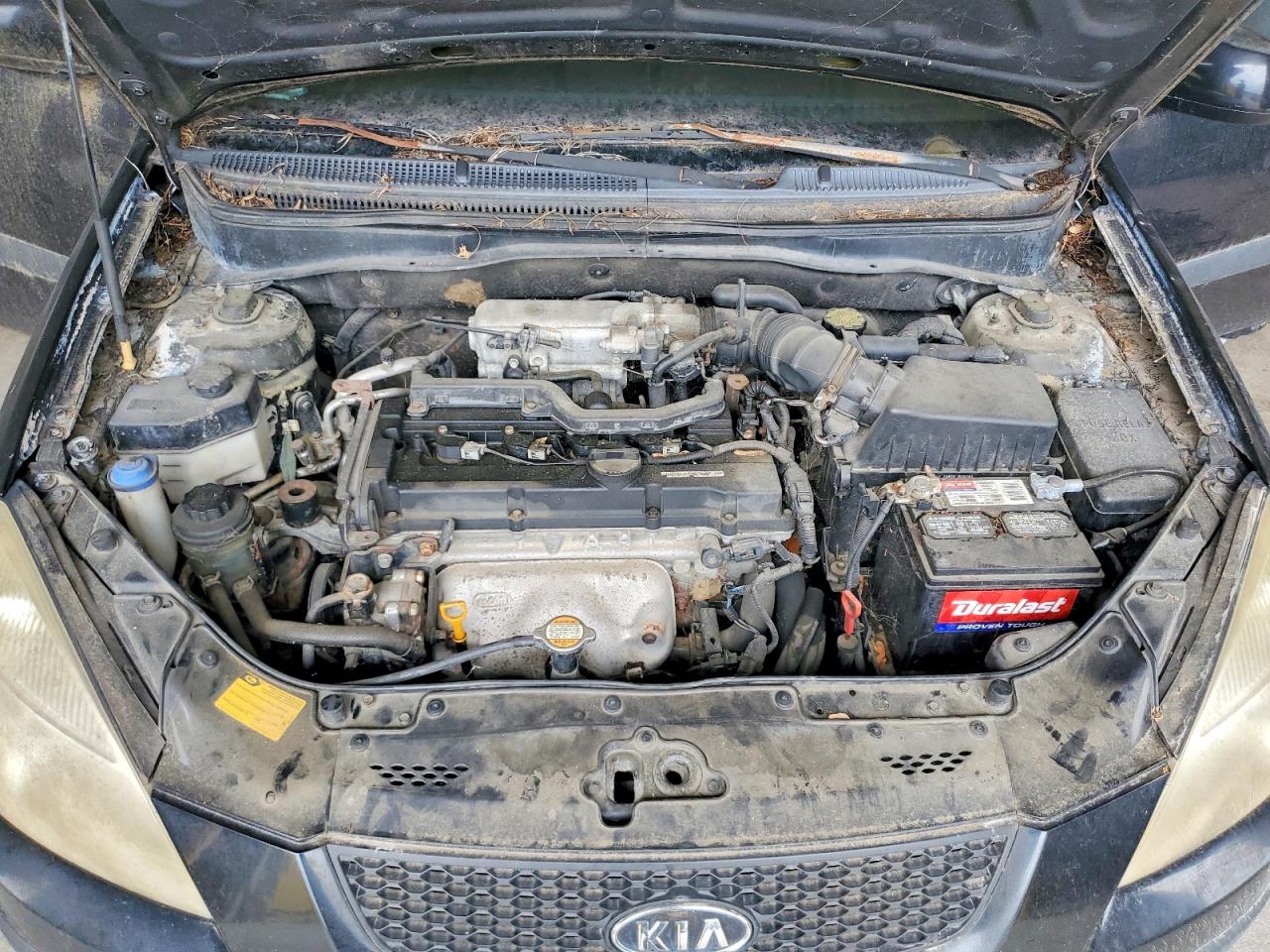 2006 Kia Rio 5 Black vin: KNADE163566060286