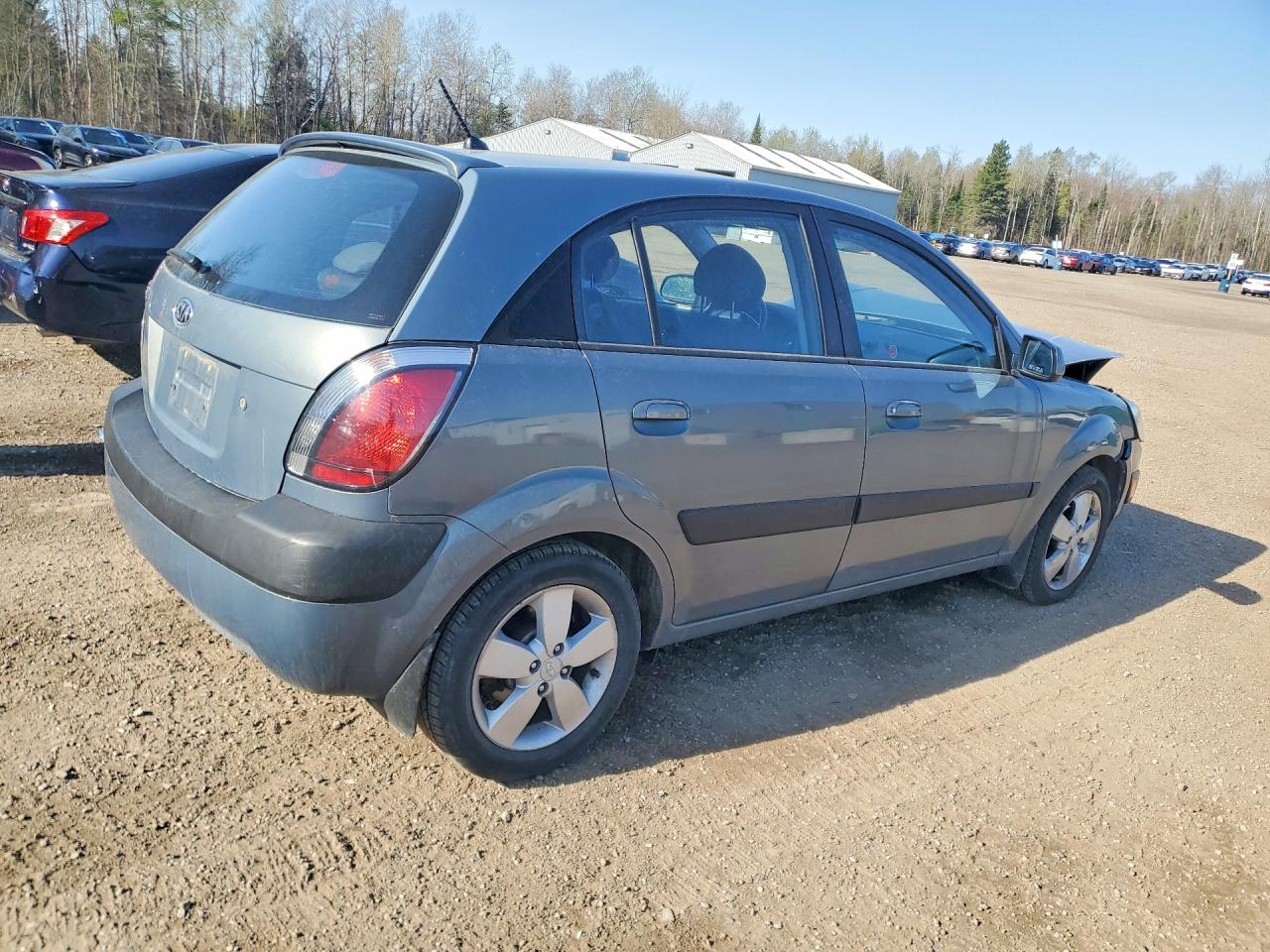2007 Kia Rio 5 Sx Blue vin: KNADE163576294199