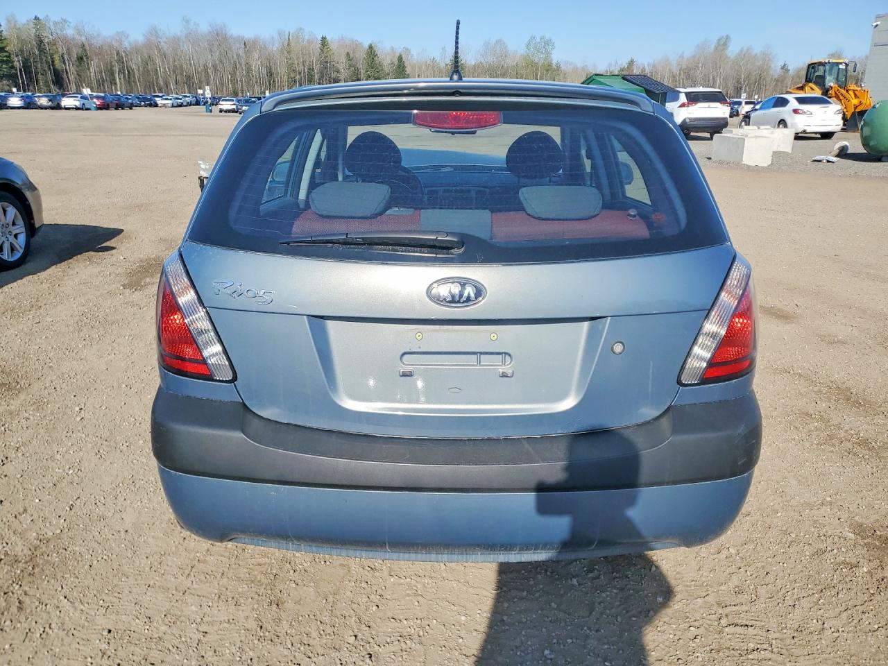 2007 Kia Rio 5 Sx Blue vin: KNADE163576294199