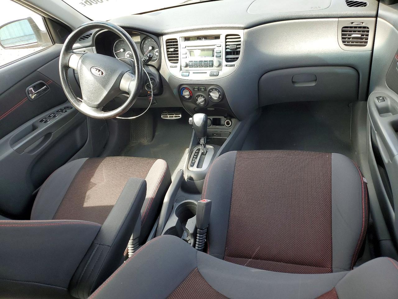 2008 Kia Rio 5 Sx White vin: KNADE163686345971