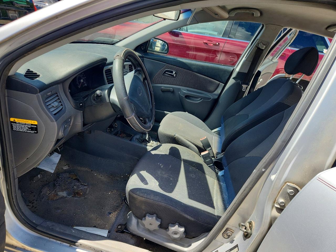 2006 Kia Rio 5 Silver vin: KNADE163866089250