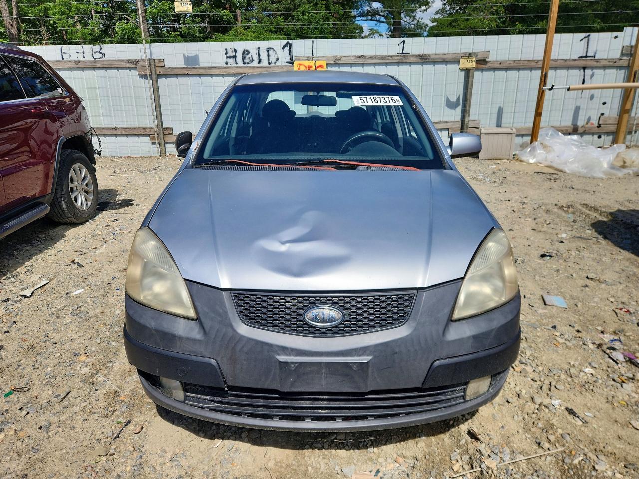2006 Kia Rio 5 Silver vin: KNADE163866089250