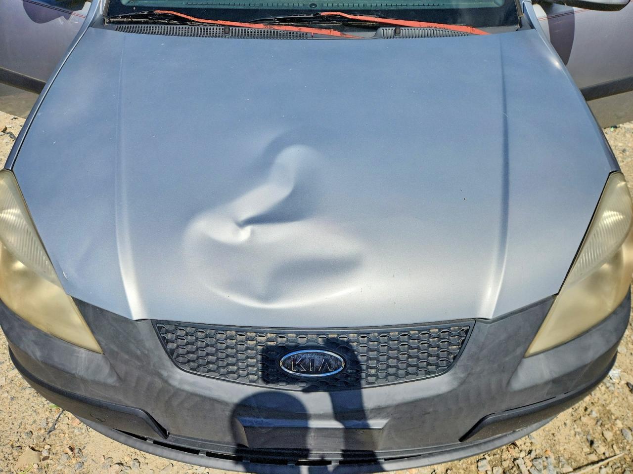 2006 Kia Rio 5 Silver vin: KNADE163866089250