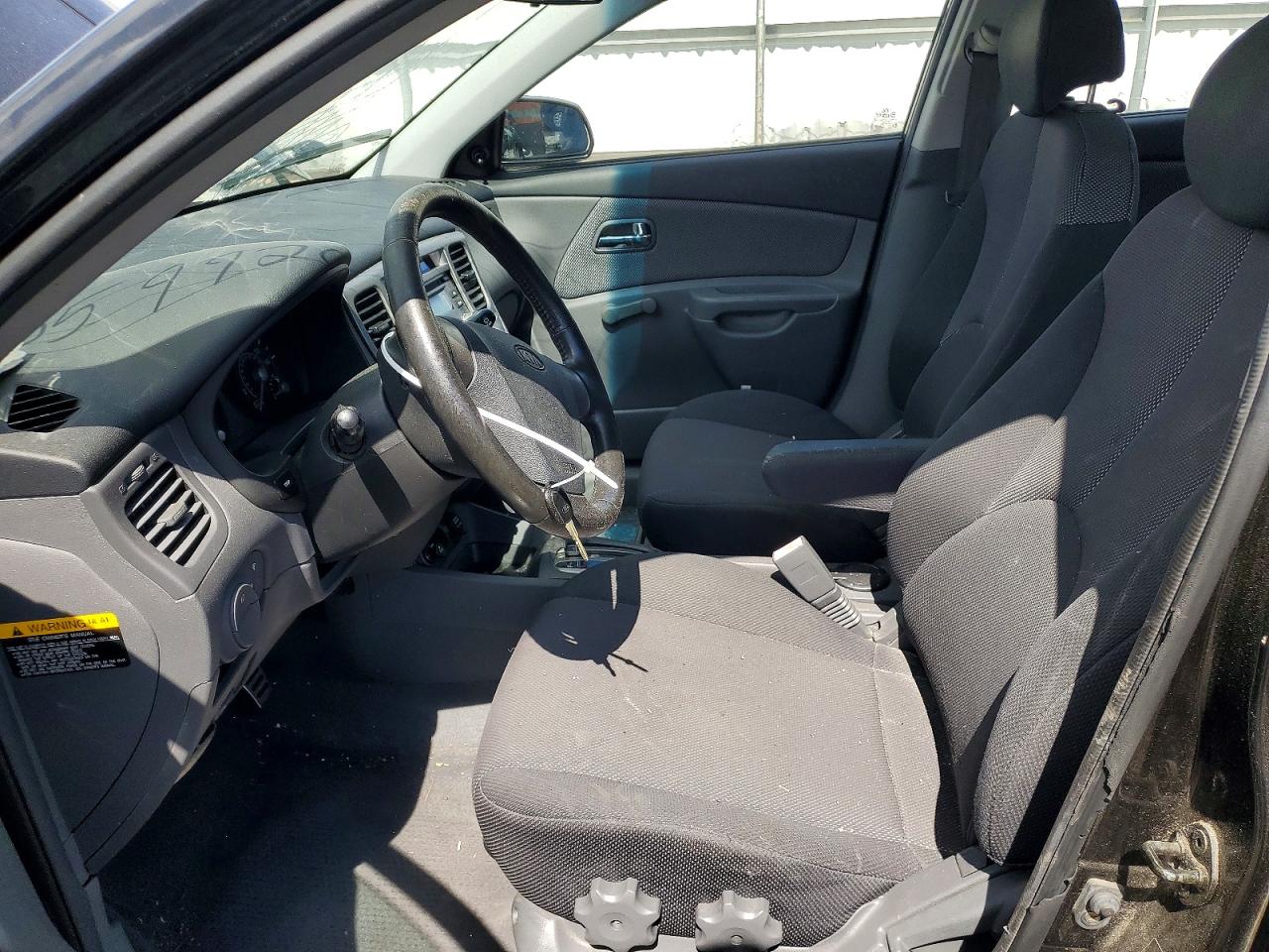 2006 Kia Rio 5 Black vin: KNADE163966059920