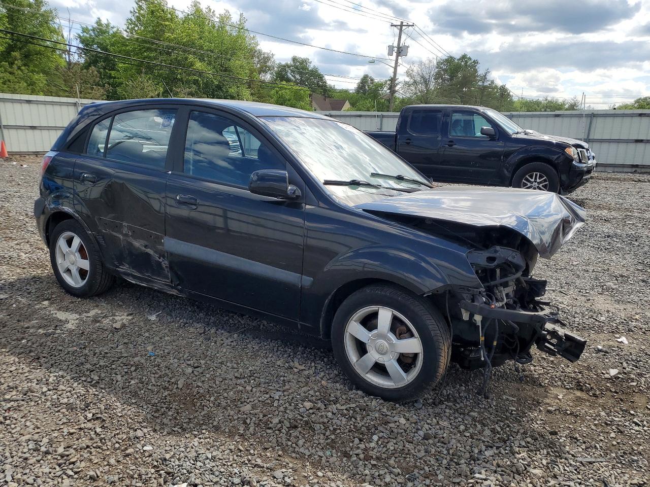 2006 Kia Rio 5 Black vin: KNADE163966059920