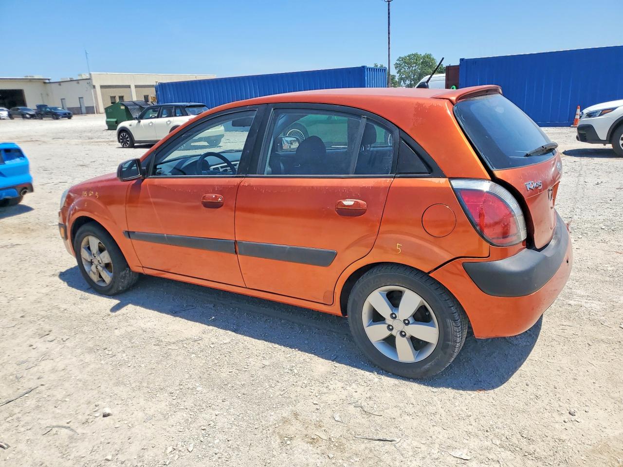 2007 Kia Rio 5 Sx Orange vin: KNADE163976293685