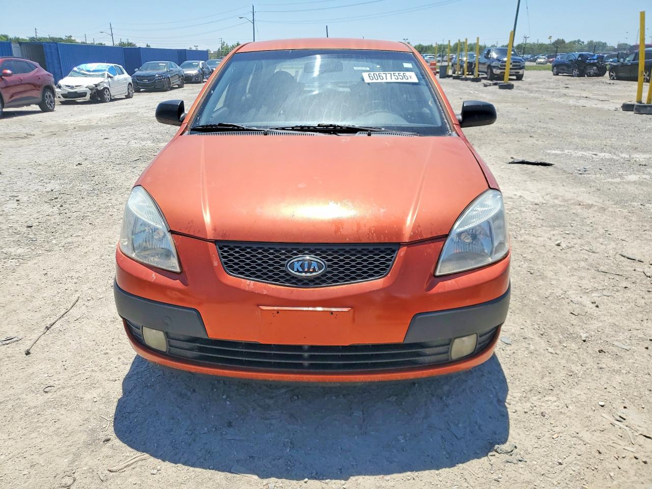 2007 Kia Rio 5 Sx Orange vin: KNADE163976293685