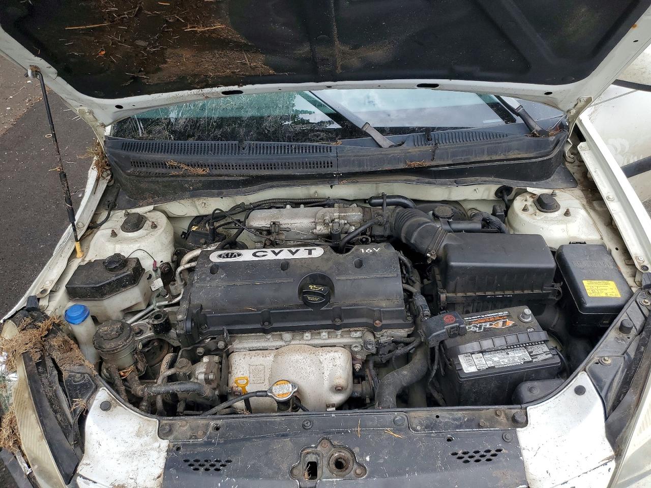 2008 Kia Rio 5 Sx White vin: KNADE163986348833