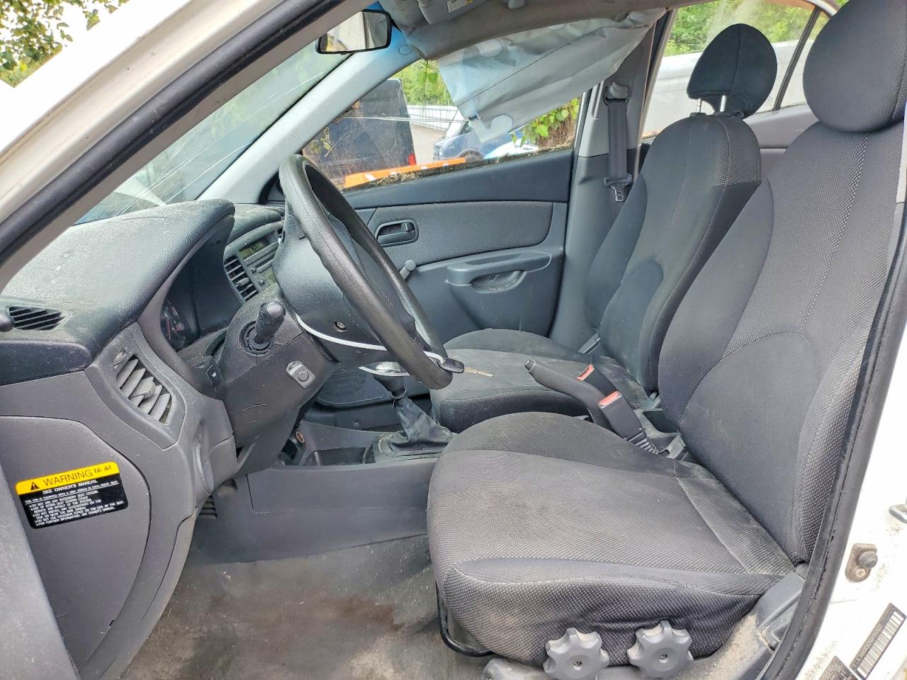 2008 Kia Rio 5 Sx White vin: KNADE163986348833