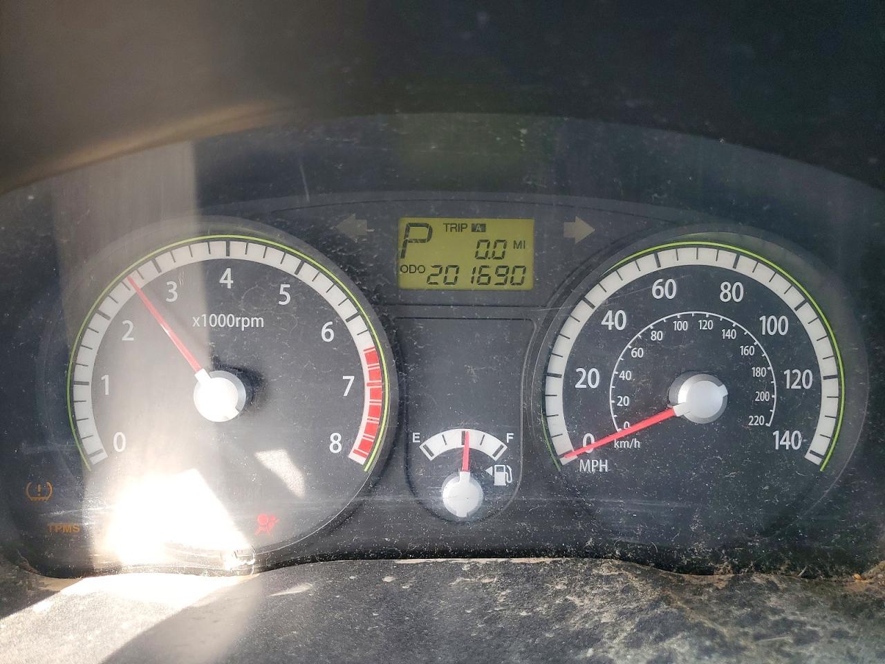 2009 Kia Rio Base Black vin: KNADE223096556726
