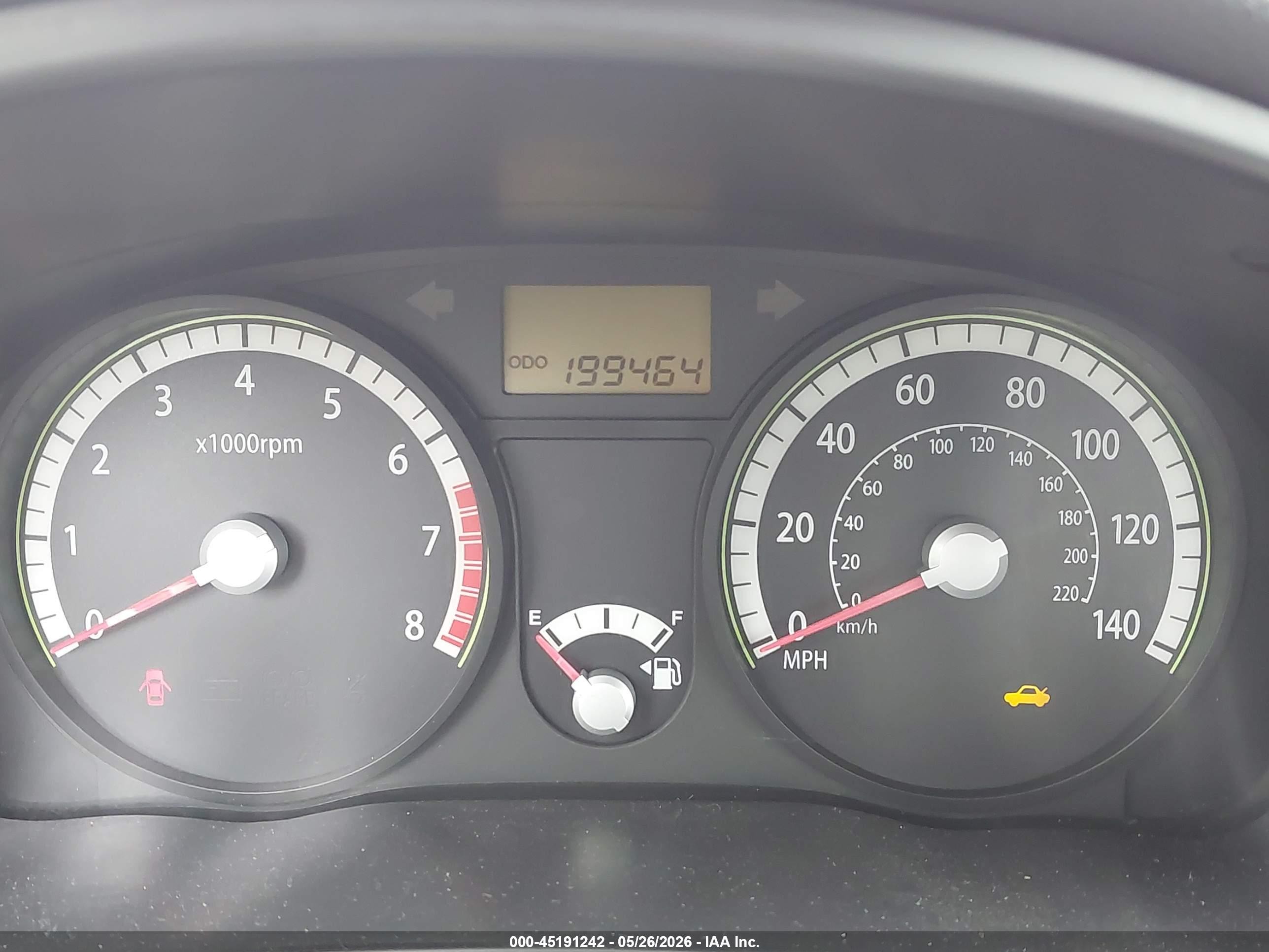 2009 Kia Rio Lx Red vin: KNADE223196557805