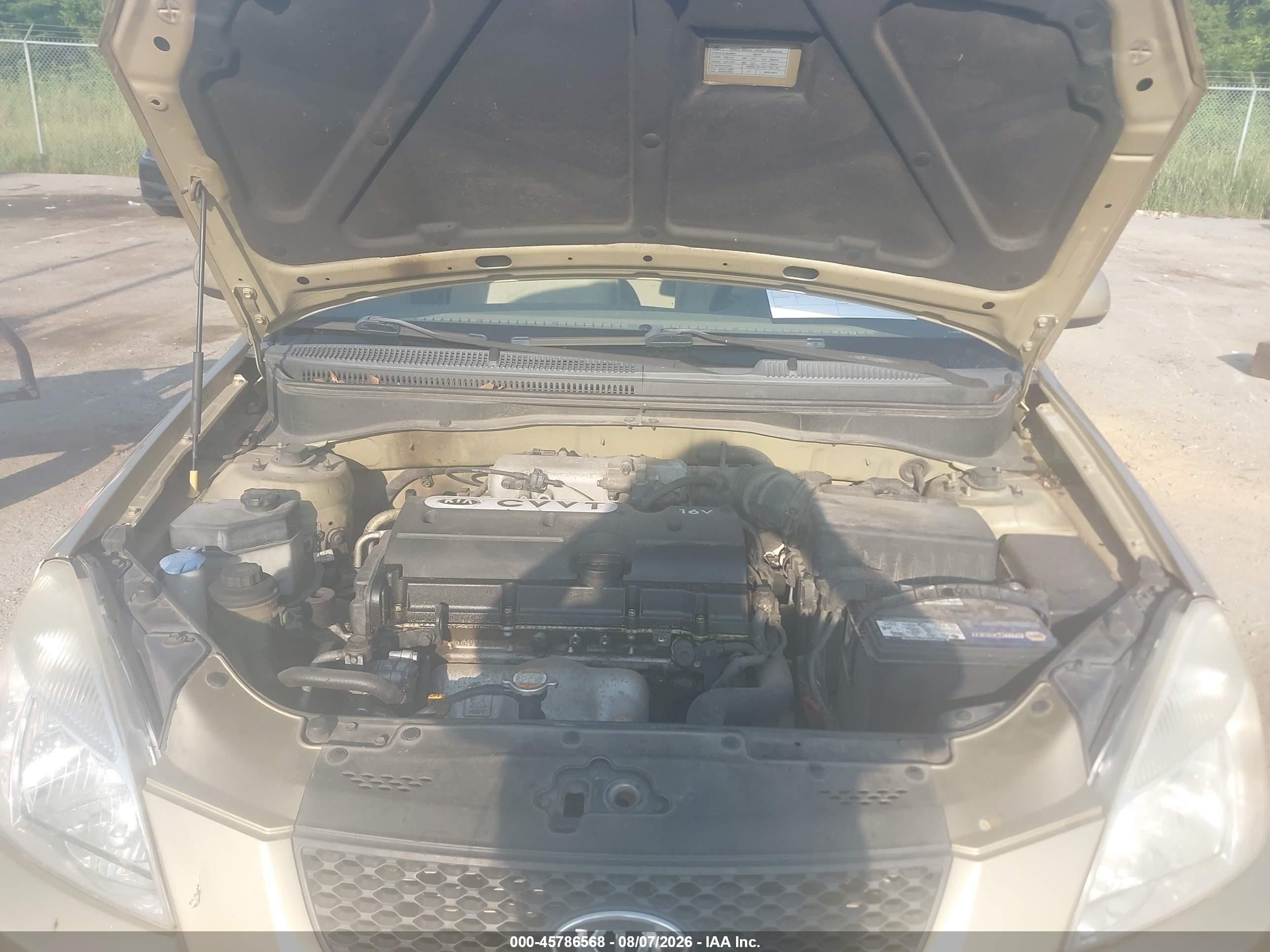 2009 Kia Rio Lx Gold vin: KNADE223296521802