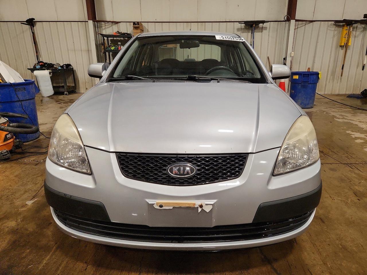 2009 Kia Rio Base/lx/sx Silver vin: KNADE223396561189