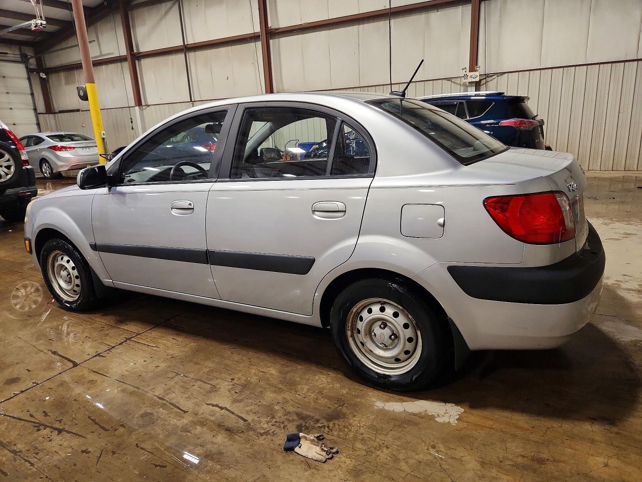 2009 Kia Rio Base/lx/sx Silver vin: KNADE223396561189