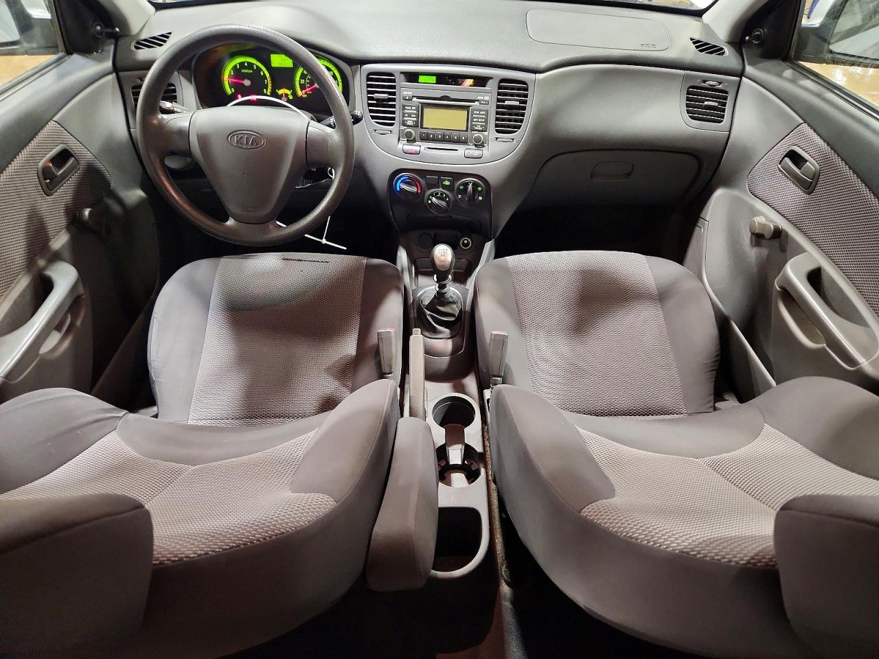 2009 Kia Rio Base/lx/sx Silver vin: KNADE223396561189