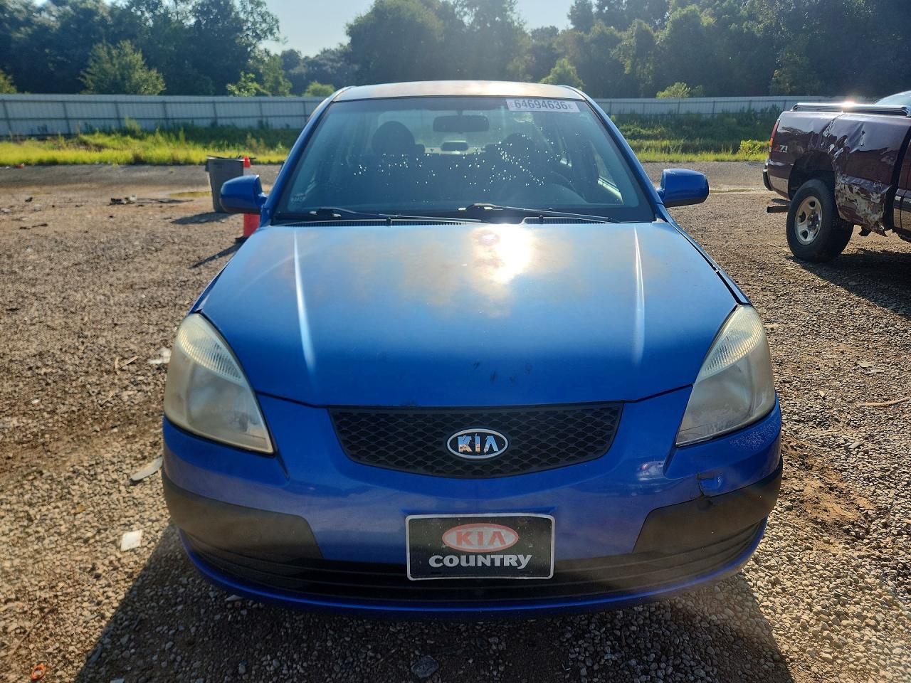 2009 Kia Rio Base Blue vin: KNADE223396576100