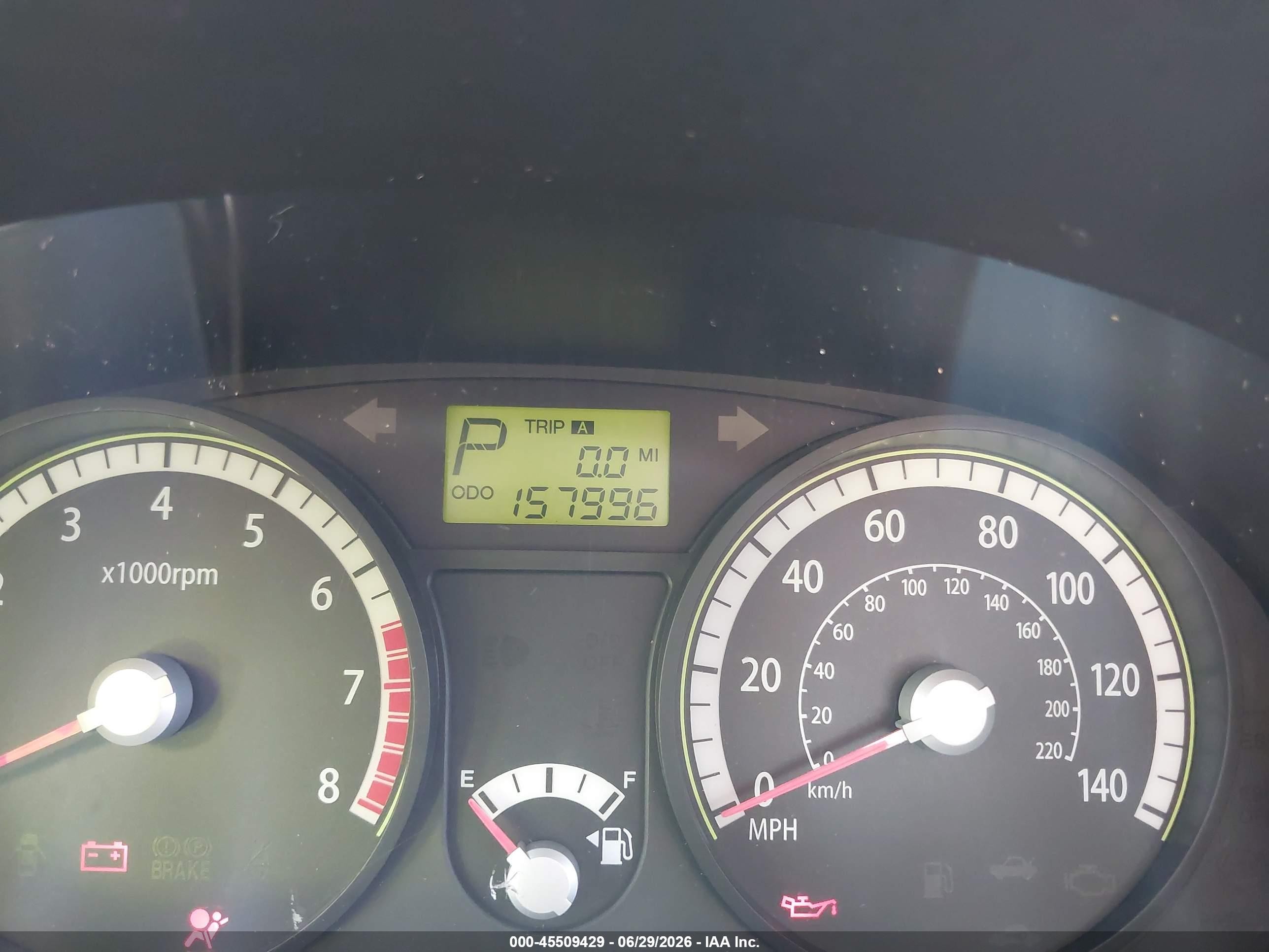 2009 Kia Rio Lx Красный vin: KNADE223496519260
