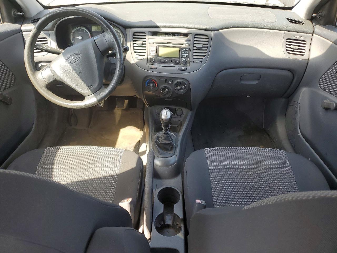 2009 Kia Rio Base Black vin: KNADE223596547987