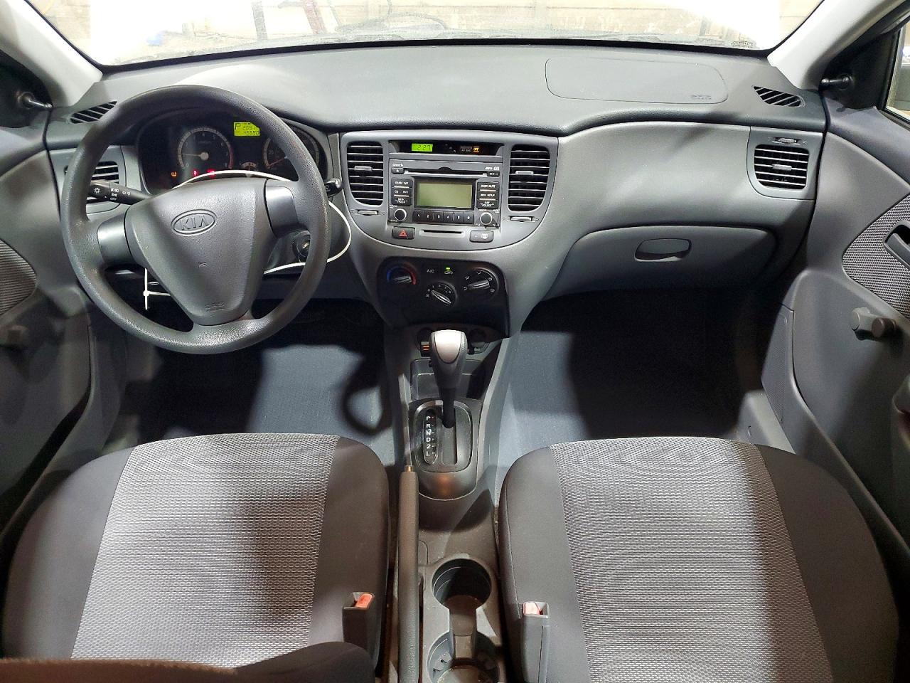 2009 Kia Rio Base/lx/sx Silver vin: KNADE223796459118
