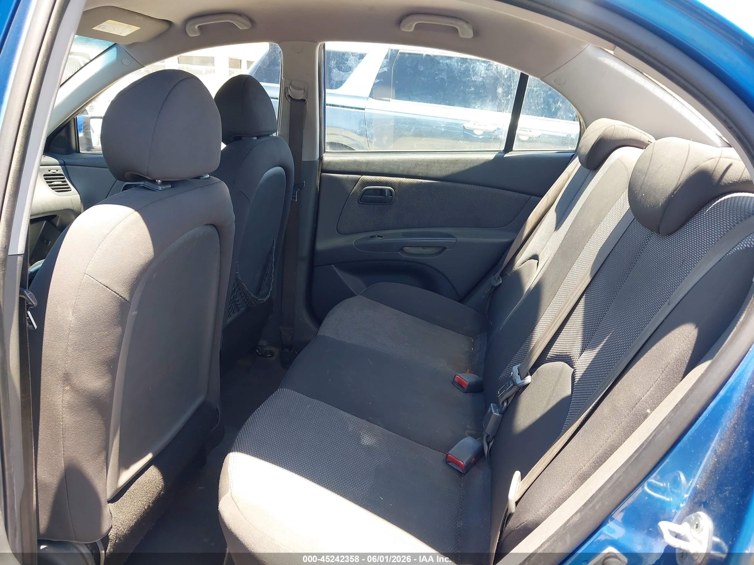 2009 Kia Rio Lx Blue vin: KNADE223796486366