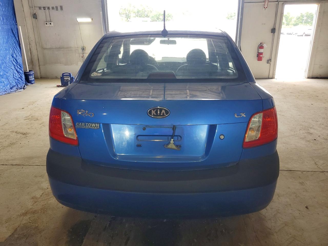 2009 Kia Rio Base Blue vin: KNADE223796544993