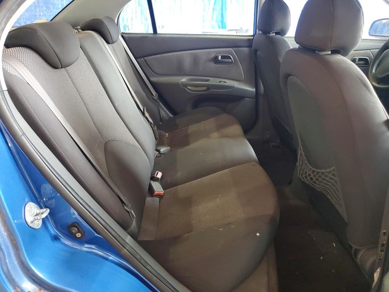 2009 Kia Rio Base Blue vin: KNADE223796544993