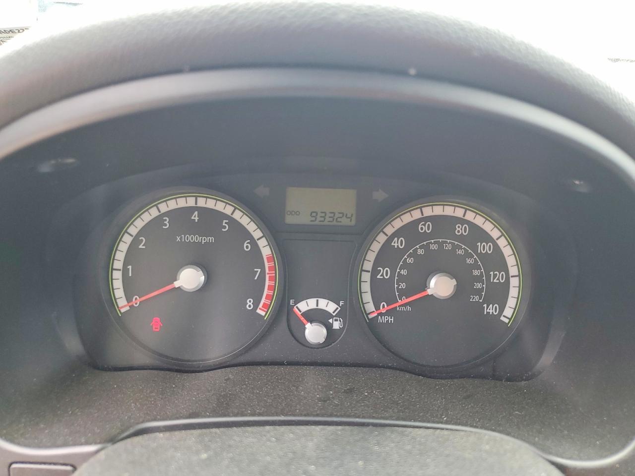 2009 Kia Rio Base Silver vin: KNADE223796584619
