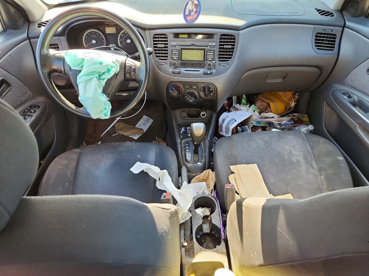 2009 Kia Rio Base Blue vin: KNADE223X96455905