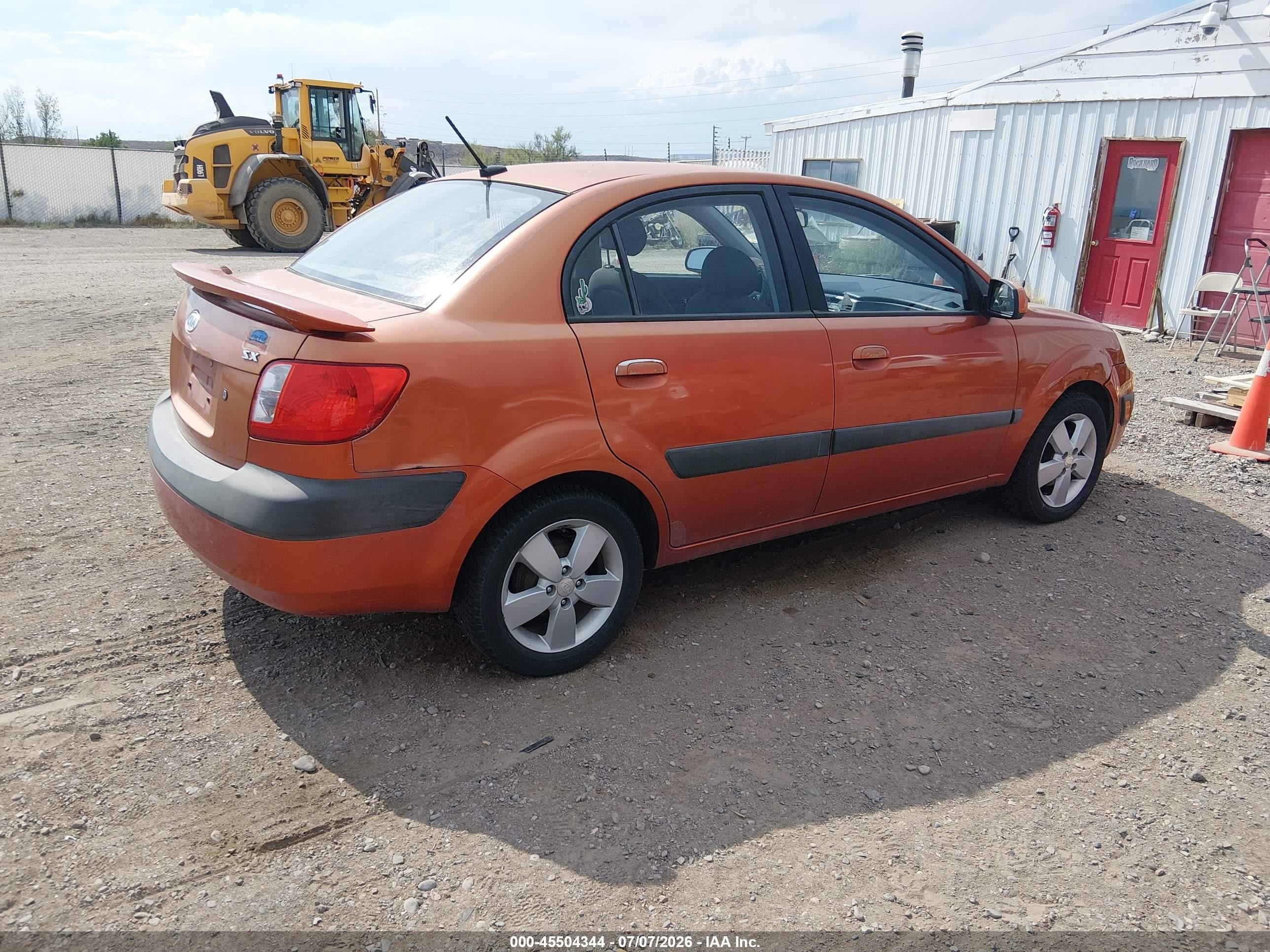 2009 Kia Rio Sx Orange vin: KNADE223X96515181