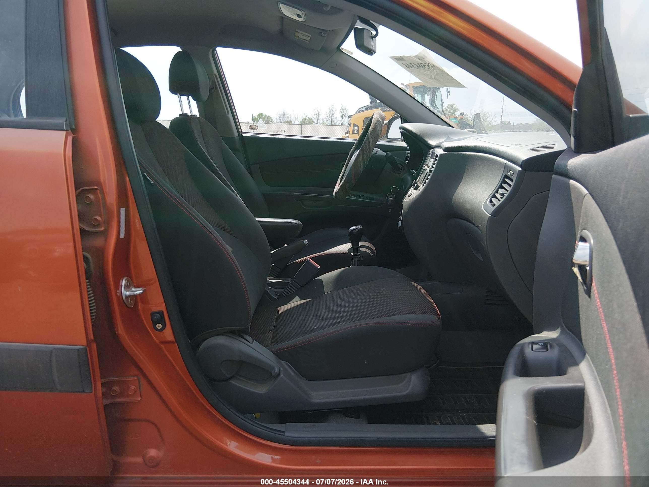 2009 Kia Rio Sx Orange vin: KNADE223X96515181