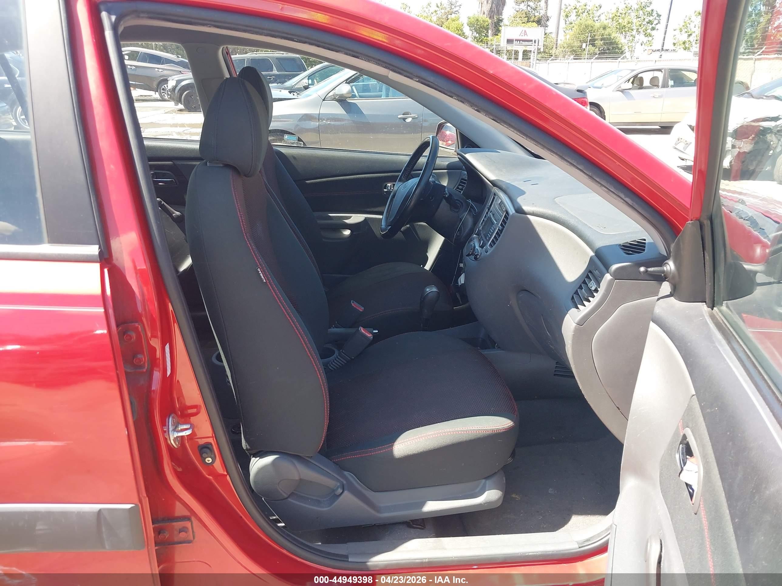 2009 Kia Rio5 Sx Red vin: KNADE243196494637