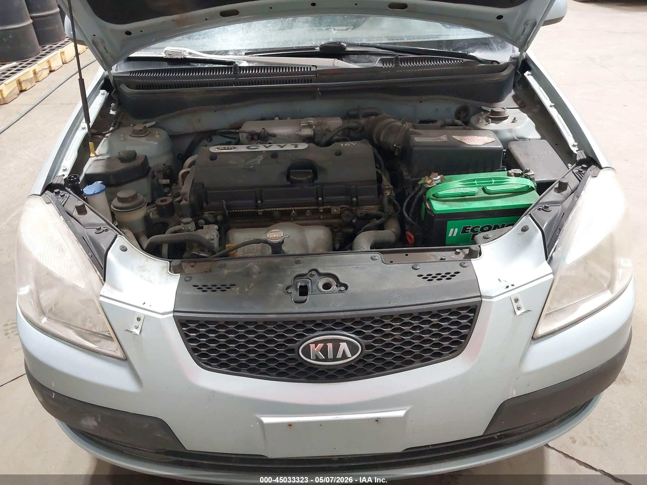 2009 Kia Rio5 Lx Silver vin: KNADE243296500980