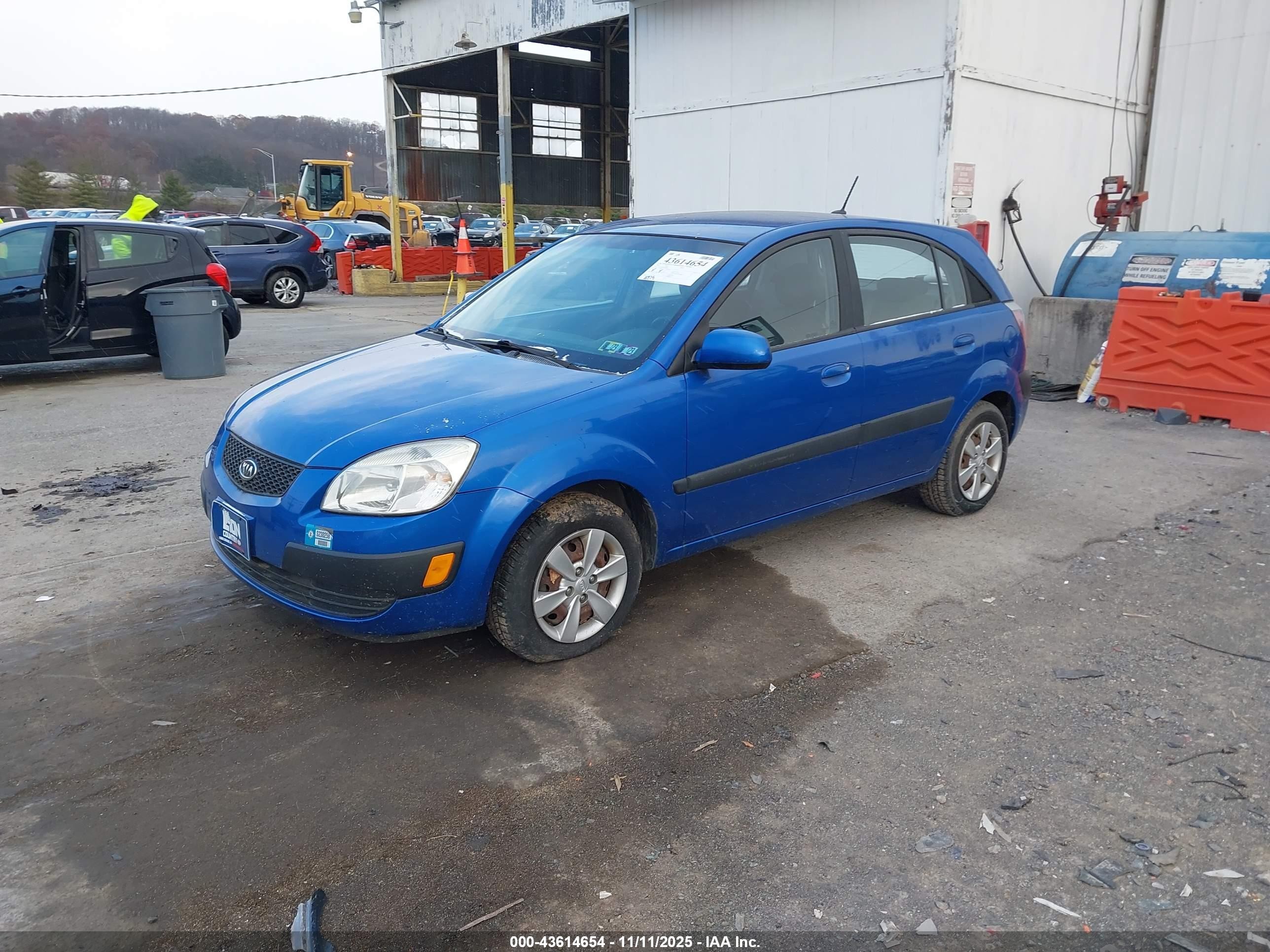 2009 Kia Rio5 Lx Blue vin: KNADE243296530965