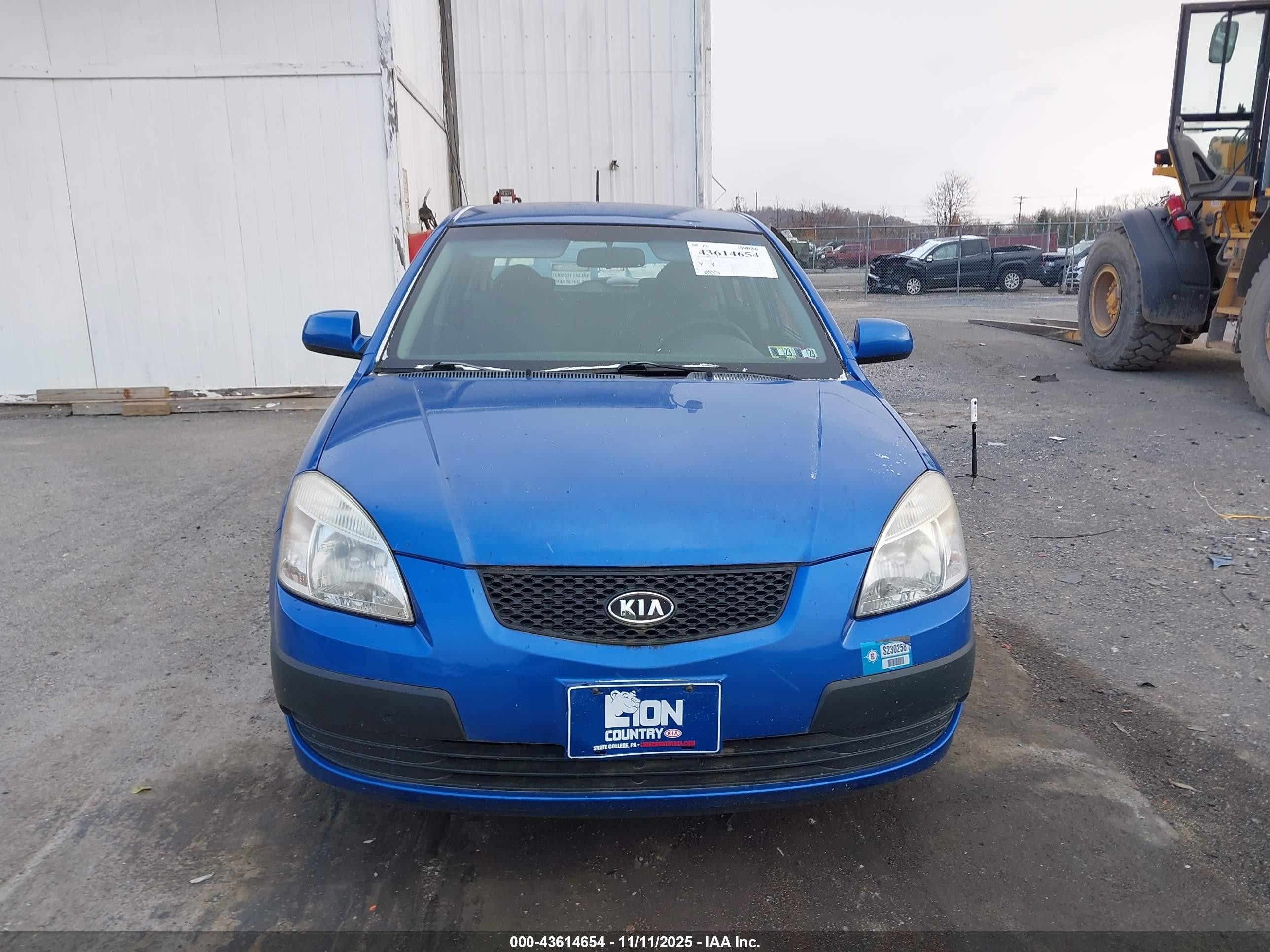 2009 Kia Rio5 Lx Blue vin: KNADE243296530965