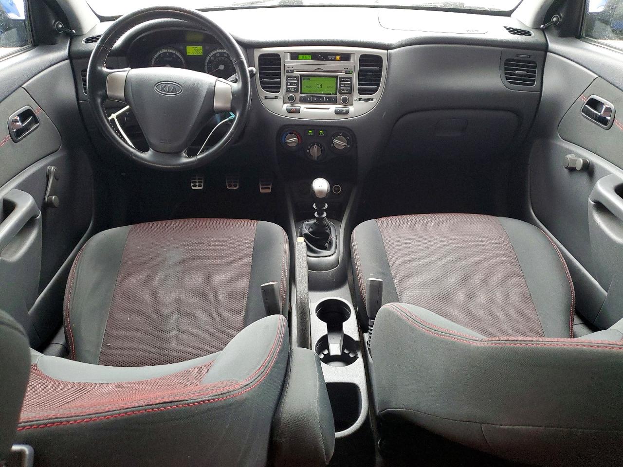 2009 Kia Rio 5 Sx Blue vin: KNADE243296547555