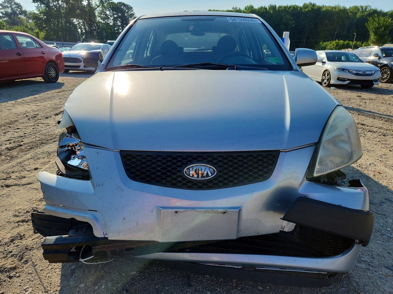 2009 Kia Rio 5 Sx Silver vin: KNADE243396496700