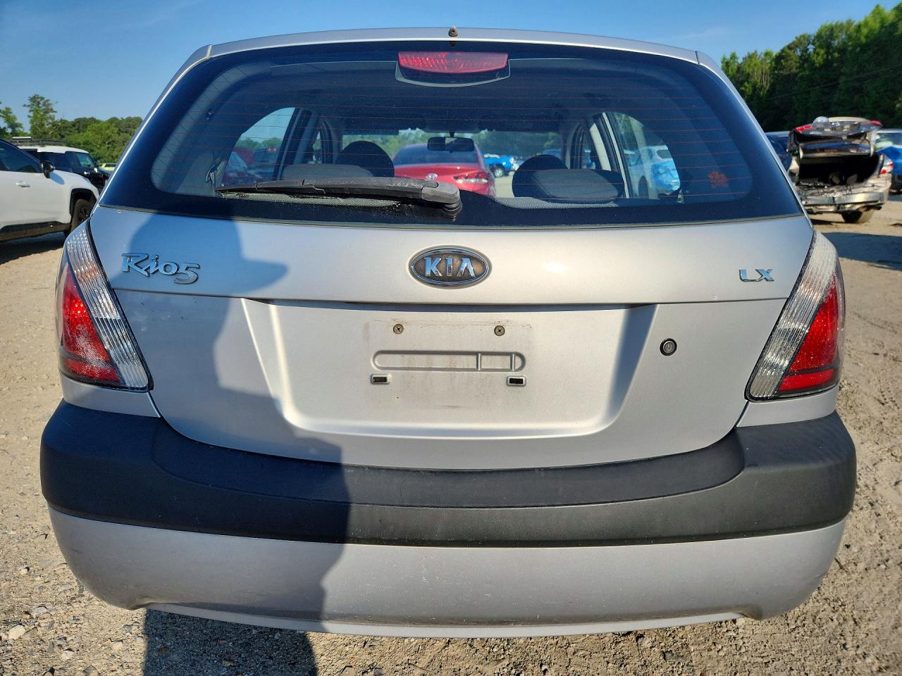 2009 Kia Rio 5 Sx Silver vin: KNADE243396496700