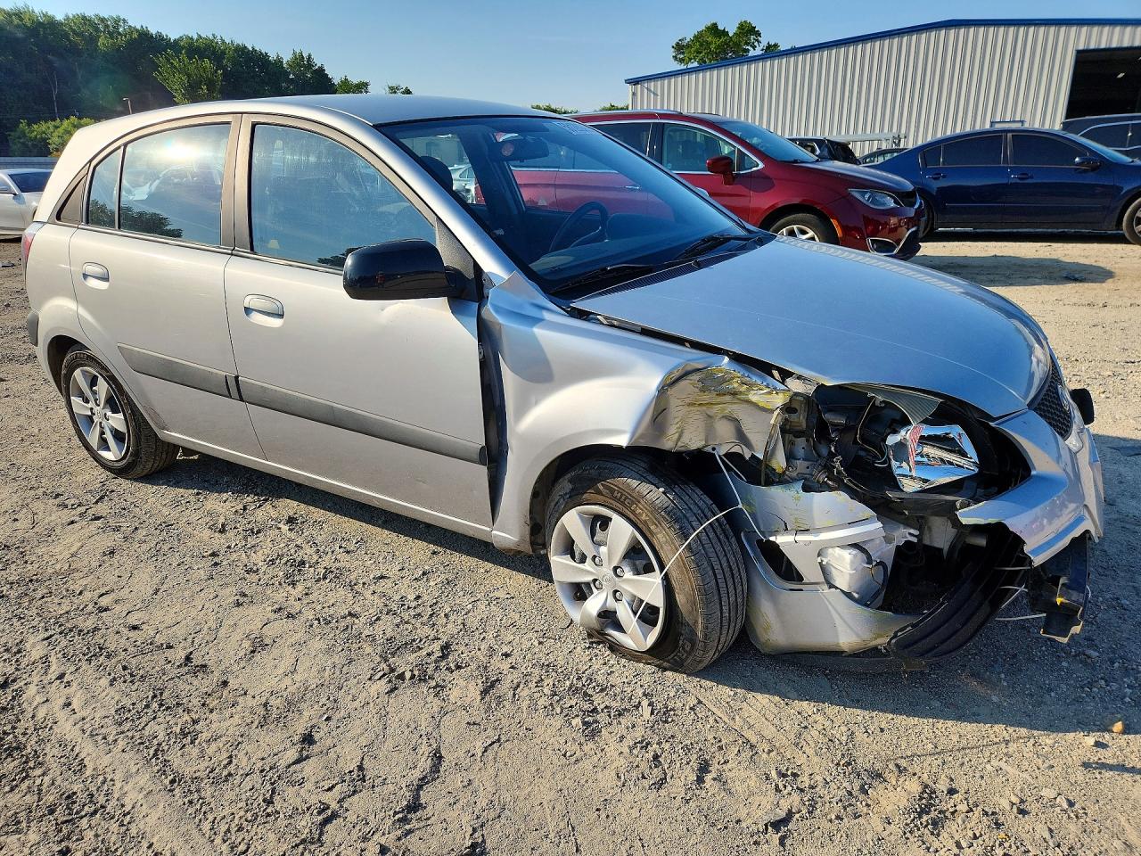 2009 Kia Rio 5 Sx Silver vin: KNADE243396496700