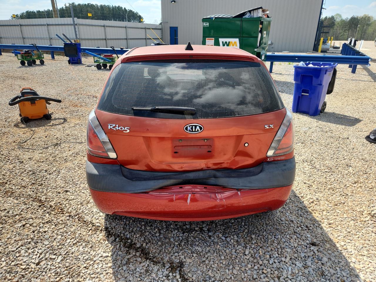 2009 Kia Rio5 Lx Red vin: KNADE243696580901