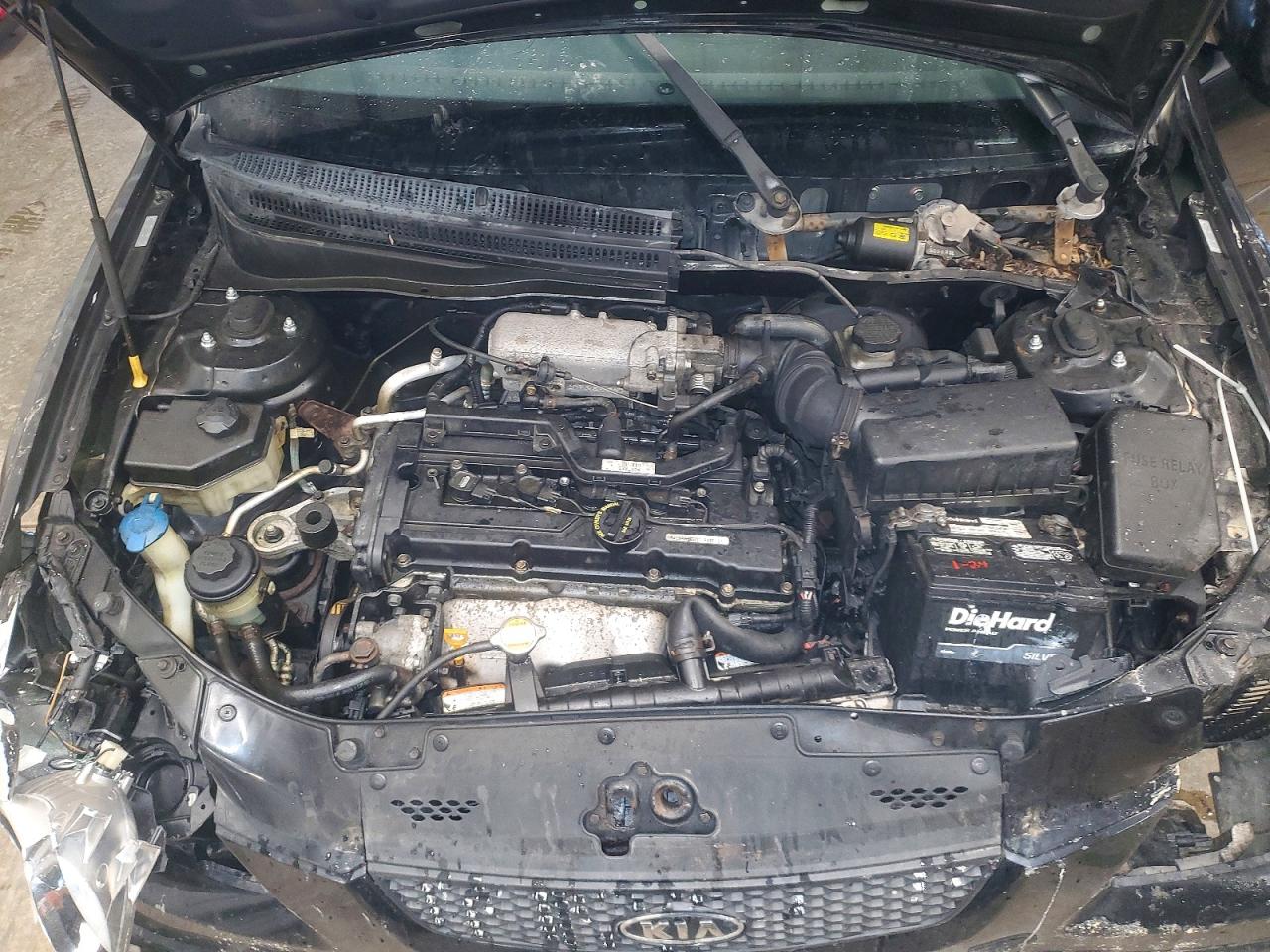 2009 Kia Rio5 Lx Black vin: KNADE243796544277
