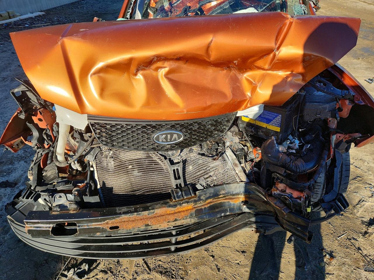 2009 Kia Rio 5 Sx Orange vin: KNADE243896587204