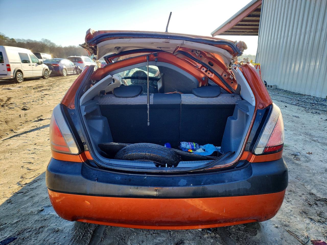 2009 Kia Rio 5 Sx Orange vin: KNADE243896587204