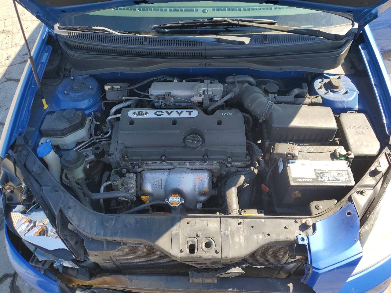 2009 Kia Rio 5 Sx Blue vin: KNADE243X96567200