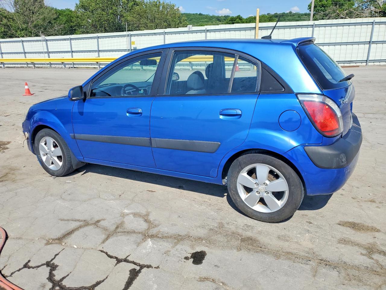 2009 Kia Rio 5 Sx Blue vin: KNADE243X96567200